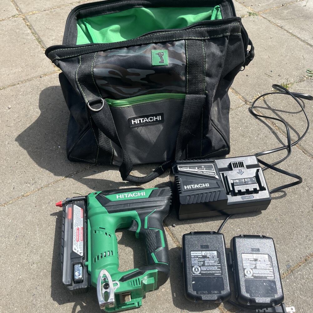 Hitachi Metabo HPT 18v Pin Nailer NP18DSAL 5/8” to 1-3/8” 23ga w/ Batteries